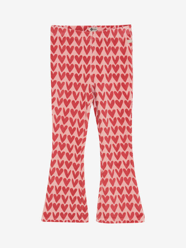 Daily Seven Flared Heart Pants Pale Mauve