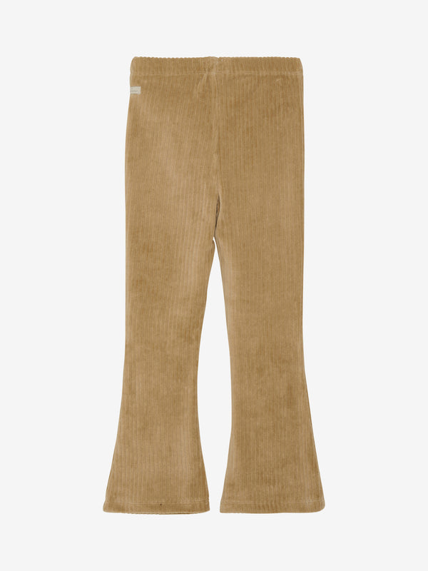 Daily Seven Flared Velvet Pants Sand