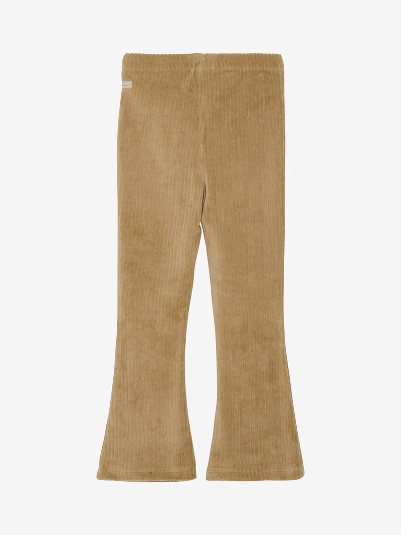 Daily Seven Flared Velvet Pants Sand
