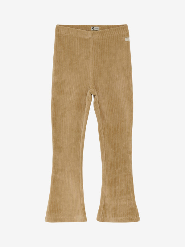 Daily Seven Flared Velvet Pants Sand