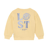 Daily Seven Sweater Print Reed Yellow