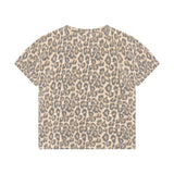 Daily Seven T-shirt Allover Print Sandshell
