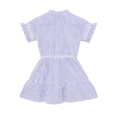 Daily Seven Dress Stripe Ruffle Lolite