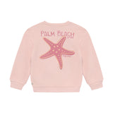 Daily Seven Sweater Backprint Silver Pink