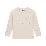 Daily Seven T-shirt Longsleeve Studs Mother of Pearl