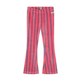 Daily Seven Flared Legging Small Stripe Desert Rose
