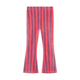Daily Seven Flared Legging Small Stripe Desert Rose