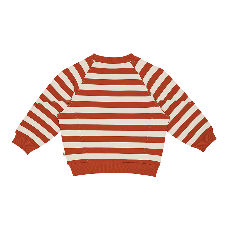House of Jamie Sweatshirt Baked Apple Stripes
