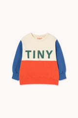Tinycottons color block sweatshirt light cream