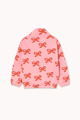 Tinycottons worms mockneck sweatshirt pink