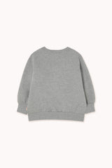 Tinycottons flower graphic sweatshirt medium grey heather