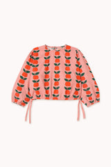 Tinycottons apples blouse pink