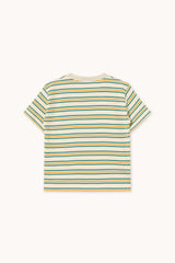 Tinycottons stripes multicolor tee light cream