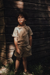 Baje Studio Hernani shorts Taupe cafe