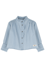 Baje Studio Lala blouse Blue denim light