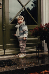 Baje Studio Bern trui Grey melange multicolor