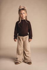 Baje Studio Meza trui Brown choco
