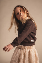 Baje Studio Mai trui Brown choco