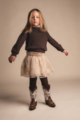 Baje Studio Mai trui Brown choco