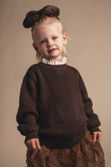 Baje Studio Mai trui Brown choco