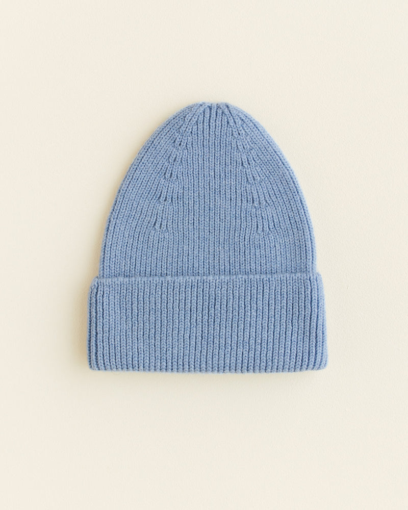 Hvid beanie Fonzie Kids light blue