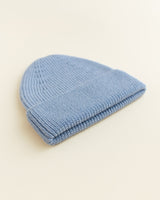 Hvid beanie Fonzie Kids light blue