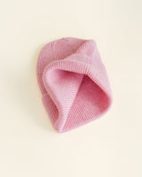 Hvid Beanie Newborn Cotton Candy