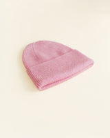 Hvid Beanie Newborn Cotton Candy