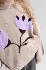 Jenest Belly pullover beige melange