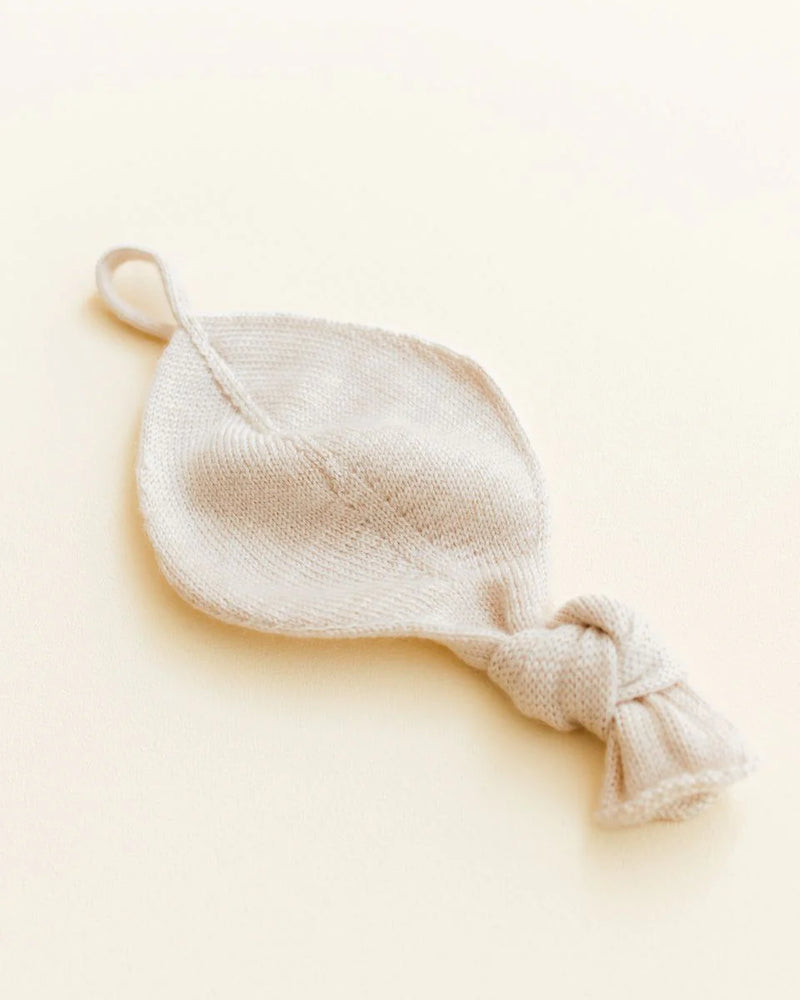 Hvid Titi speen- en knuffeldoekje cream