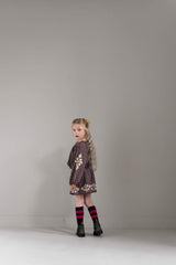 Jenest Coco blouse cherry bordeaux vintage rose