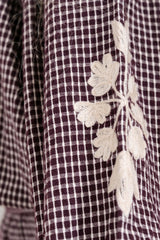 Jenest Coco blouse cherry bordeaux vintage rose