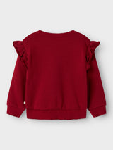 Lil' Atelier Mini Kilano sweater Red Dahlia