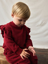 Lil' Atelier Mini Kilano sweater Red Dahlia