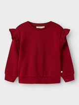 Lil' Atelier Mini Kilano sweater Red Dahlia