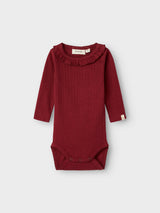 Lil' Atelier Baby Rachel Non romper Red Dahlia