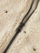 Lil' Atelier Mini Nalo teddy jacket Turtledove EMB. HEARTS