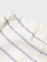 Lil' Atelier Baby Kail broek Coconut Milk ZEN BLUE