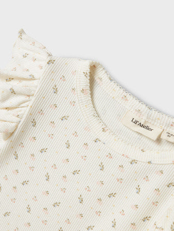 Lil' Atelier Mini Gago Kuo T-shirt Coconut Milk