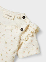 Lil' Atelier Baby Gago Kik romper Coconut Milk