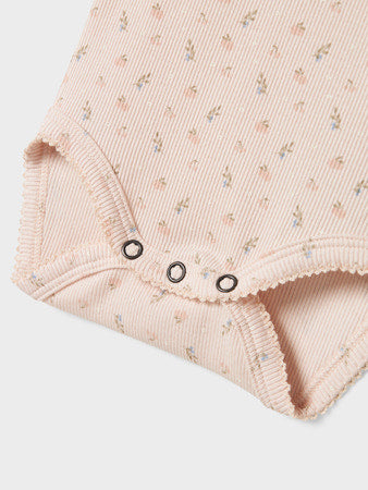 Lil' Atelier Baby Gago Kik romper Peach Blush