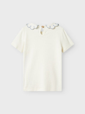 Lil' Atelier Mini Fundo T-shirt Coconut Milk ZEN BLUE