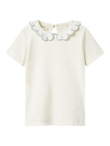 Lil' Atelier Mini Fundo T-shirt Coconut Milk ZEN BLUE