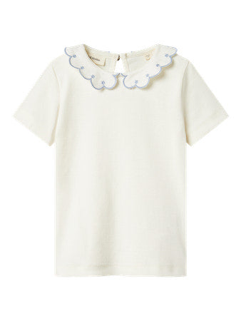 Lil' Atelier Mini Fundo T-shirt Coconut Milk ZEN BLUE