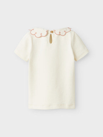 Lil' Atelier Mini Fundo T-shirt Coconut Milk MISTY ROSE
