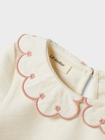 Lil' Atelier Mini Fundo T-shirt Coconut Milk MISTY ROSE