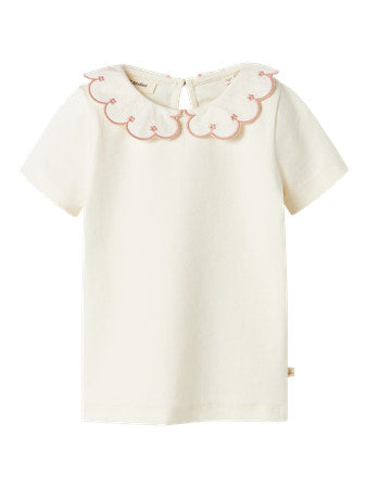 Lil' Atelier Mini Fundo T-shirt Coconut Milk MISTY ROSE