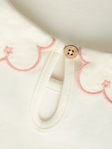 Lil' Atelier Mini Fundo ss slim top Coconut Milk ROSE TAN