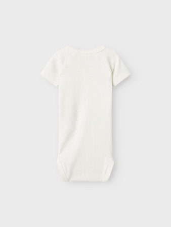 Lil' Atelier Baby Lalo Tab romper Coconut Milk