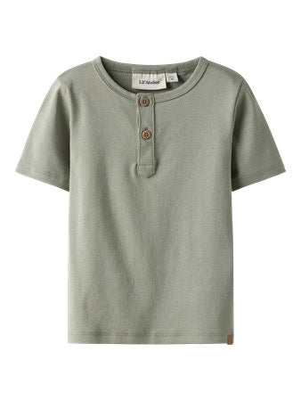 Lil' Atelier Mini Lalo Taj T-shirt Seagrass